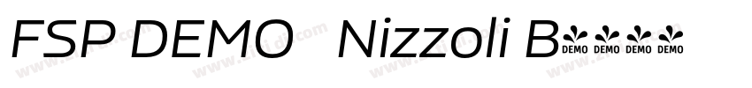 FSP DEMO   Nizzoli B字体转换